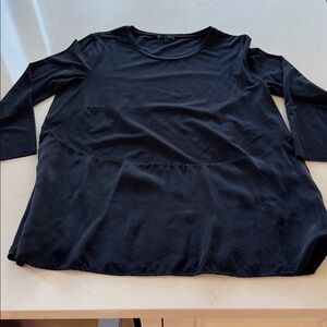 COS Midnight Navy Long Sleeve Top 3/4 Sleeves Size: M *New